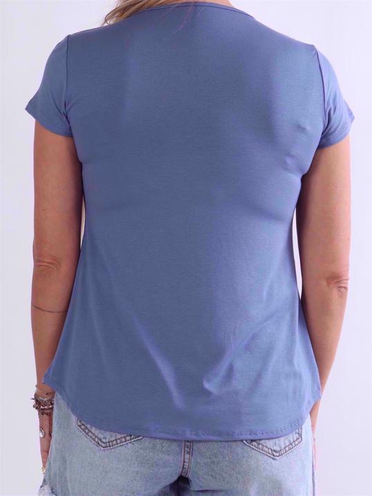 Otine Short - Enkel blus med korta ärmar (bestseller)